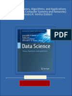 Data Science: Theory, Algorithms, and Applications (Transactions On Computer Systems and Networks) Gyanendra K. Verma (Editor)