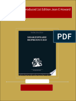 PDF Shakespeare Reproduced 1st Edition Jean E Howard Download