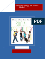 All Chapter Download Test Bank For Social Psychology, 3rd Edition: Gilovich