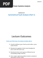 PSA - Lecture 6 - Symmetrical Fault Analysis (Part-1) - MAZS