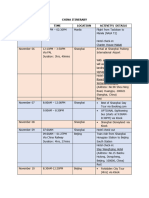 China Itinerary