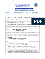 PA2 - Revision Worksheet