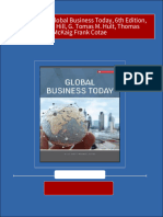 Test Bank For Global Business Today, 6Th Edition, Charles W. L. Hill, G. Tomas M. Hult, Thomas Mckaig Frank Cotae