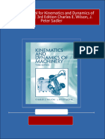 Instant Download Solution Manual For Kinematics and Dynamics of Machinery, 3/E 3rd Edition Charles E. Wilson, J. Peter Sadler PDF All Chapter