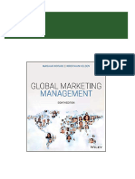 Instant Download (Ebook PDF) Global Marketing Management, 8th Edition PDF All Chapters