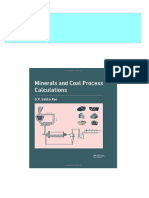 MINERALS AND COAL PROCESS CALCULATIONS 1st Edition Subba Rao All Chapters Instant Download