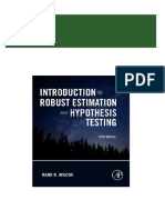 Complete Introduction To Robust Estimation and Hypothesis Testing 5th Edition Rand R. Wilcox - Ebook PDF PDF For All Chapters