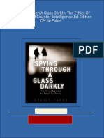 Spying Through A Glass Darkly: The Ethics of Espionage and Counter-Intelligence 1st Edition Cécile Fabre Download PDF