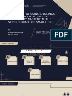 Thesis The Effect of Using Duolingo Application On Students' Vocabulary Mastery at Seceond Grade of SMAN 1 Sigi