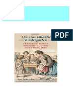 PDF The Transatlantic Kindergarten Education and Women S Movements in Germany and The United States 1st Edition Ann Taylor Allen Download