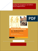 Complete Physical Examination For Surgeons 1st Edition Petrut Gogalniceanu PDF For All Chapters