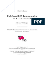 High Speed RSA Implementations