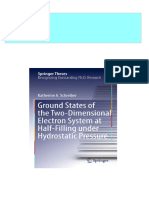 (FREE PDF Sample) Ground States of The Two Dimensional Electron System at Half Filling Under Hydrostatic Pressure Katherine A. Schreiber Ebooks