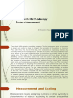 Measurement and Scaling