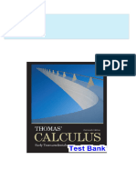 Thomas Calculus Early Transcendentals 13th Edition Thomas Test Bank PDF Download Full Book With All Chapters