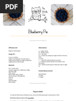 Blue Berry Pie Crochet Pattern