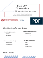 Lecture 5 - Crystal Defects