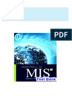 Full Essentials of MIS 12th Edition Laudon Test Bank All Chapters