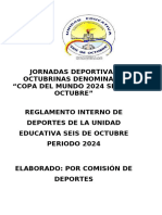 Reglamento Campeonato Relampago Interinstitucional Docentes