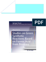 Instant Download Studies On Green Synthetic Reactions Based On Formic Acid From Biomass Ming-Chen Fu PDF All Chapter