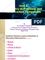 Unit 4 Chemistry of Polymers and Novel Carbon Compounds