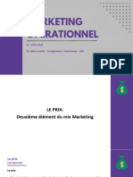 Marketing Operationnel: L2 2023-2024 Dr. Sofia Laraichi - Enseignante / Chercheuse - UNA