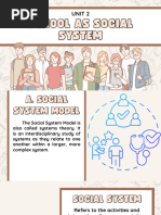 School As A Social System