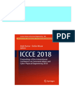 ICCCE 2018: Proceedings of The International Conference On Communications and Cyber Physical Engineering 2018 Amit Kumar