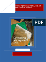 Get Test Bank For Developing Management Skills, 8th Edition: David A. Whetten Free All Chapters Available