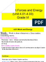 Class 6-Chapter 4-Forces and Energy