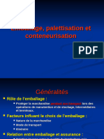 Emballage, Palettisation Et Conteneurisation