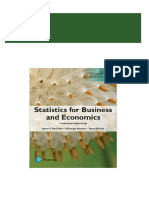 (Ebook PDF) Statistics For Business and Economics, Global Edition 5th Edition All Chapter Instant Download