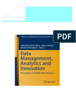 Data Management Analytics and Innovation Proceedings of ICDMAI 2018 Volume 2 Valentina Emilia Balas All Chapter Instant Download