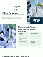 Biotecnologia Definicion y Clasificacion