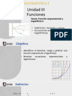 D18 III A Funcion Exponencial y Logaritmica