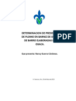 Determinacion de Plomo Nancy Guerra Cardenas