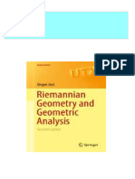 Full Download Riemannian Geometry and Geometric Analysis 7th Edition Jürgen Jost (Auth.) PDF