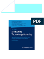 Measuring Technology Maturity Operationalizing Information From Patents Scientific Publications and The Web 1st Edition Till Albert (Auth.)