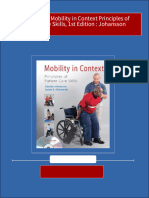 Free Access To Test Bank For Mobility in Context Principles of Patient Care Skills, 1st Edition: Johansson Chapter Answers