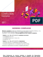 014 NÚMEROS COMPLEXOS Operações Com Os Complexos