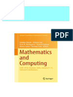 Complete Download Mathematics and Computing ICMC 2018 Varanasi India January 9 11 Selected Contributions Debdas Ghosh PDF All Chapters