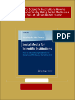 Social Media For Scientific Institutions How To Attract Young Academics by Using Social Media As A Marketing Tool 1st Edition Daniel Hurrle