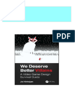 Immediate Download We Deserve Better Villains: A Video Game Design Survival Guide 1st Edition Jai Kristjan (Author) Ebooks 2024