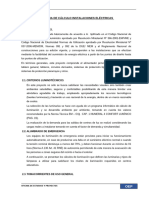 MEMORIA DE CÁLCULO INSTALACIONES ELÉCTRICAS - Zoonosis