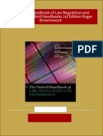 Full Download The Oxford Handbook of Law Regulation and Technology Oxford Handbooks 1st Edition Roger Brownsword PDF