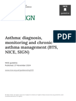 Asthma Diagnosis Monitoring and Chronic Asthma Management Bts Nice