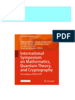 International Symposium On Mathematics Quantum Theory and Cryptography Proceedings of MQC 2019 Tsuyoshi Takagi Download PDF