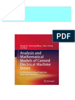 Analysis and Mathematical Models of Canned Electrical Machine Drives in Particular A Canned Switched Reluctance Machine Qiang Yu