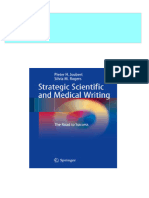 Full Strategic Scientific and Medical Writing The Road To Success 1st Edition Pieter H. Joubert PDF All Chapters