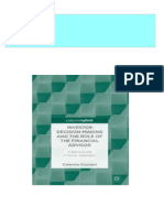 Investor Decision-Making and The Role of The Financial Advisor: A Behavioural Finance Approach 1st Edition Caterina Cruciani (Auth.)